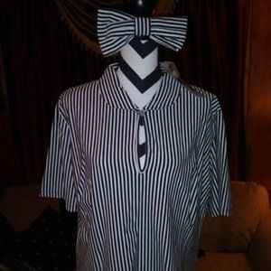 Tatyana "All Aboard" B/W Top